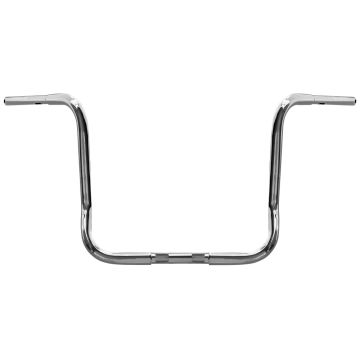 Wild 1 Chubby 1 1/4" Chrome WO576 14" Bar for Harley-Davidson Electra Glide series, Ultra Classic and Street Glide models