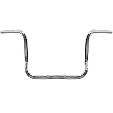 Wild 1 Chubby 1 1/4" Chrome WO577 12.5" Bar for Harley-Davidson Electra Glide series, Ultra Classic and Street Glide models