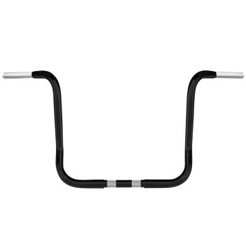 Wild 1 Chubby 1 1/4" Black WO576 14" Bar for Harley-Davidson Electra Glide series, Ultra Classic and Street Glide models