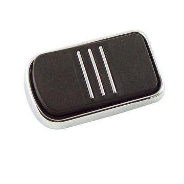 Streamliner Styled Chrome Brake Pedal Pad for1997 and Newer Harley-Davidson Softail, Touring models