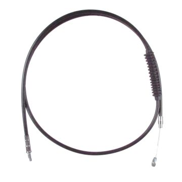 Black Vinyl Coated +12" Clutch Cable for 2014 and Newer Harley-Davidson Road King models
