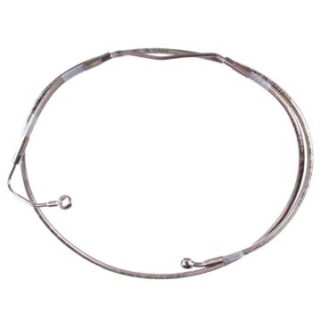 Front Stainless Braided Stock Length Upper ABS Brake Line for 2009-2013 Harley-Davidson Touring models with ABS brakes