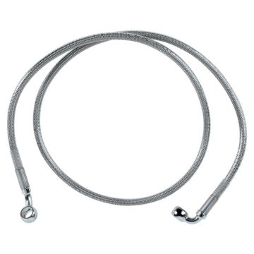 Front Stainless Braided Stock Length Brake Line for 2001-2005 Harley-Davidson Dyna Low Rider models