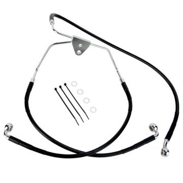 Midwest 13" Stainless Steel #3 Universal Brake Line for Harley and Customs