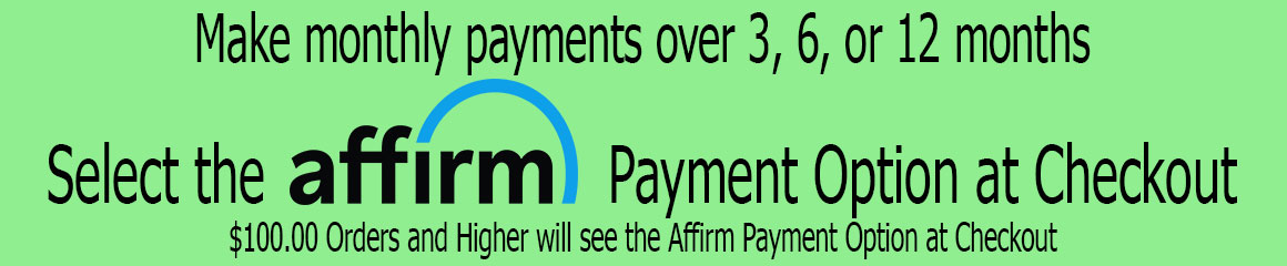Buy now, pay later without the fees with AFFIRM, the choice is yours